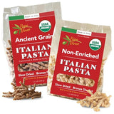 Papa Vince Organic Whole Wheat Pasta - Non enriched, no bleached made from ancient grains durum & timilia grown in Sicily, Italy. No funny taste, al