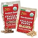 Papa Vince Organic Whole Wheat Pasta - Non enriched, no bleached made from ancient grains durum & timilia grown in Sicily, Italy. No funny taste, al