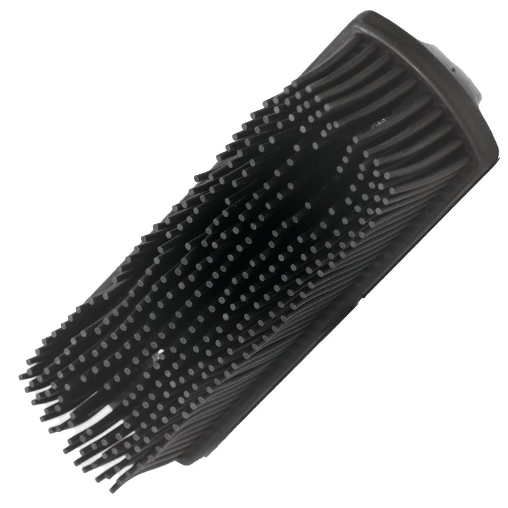 Hi-Tech Rubber Pet Hair Removal Brush with Grip - Reusable Dog & Cat Hair Remover for Car Seats, Upholstery & Carpets - Easy-Clean Rubber Bristles