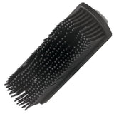 Hi-Tech Rubber Pet Hair Removal Brush with Grip - Reusable Dog & Cat Hair Remover for Car Seats, Upholstery & Carpets - Easy-Clean Rubber Bristles