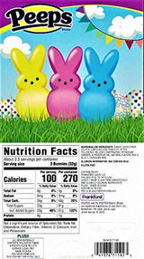 Frankford Peeps Marshmallow and Bunny Plush Easter Gift Set, Yellow, 3 oz, 1 pack, Easter Basket Stuffer