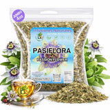 Pasiflora Herbal Tea - 4 oz (113 g) - Passionflower Loose Leaf Blend - Traditional Herbal Infusion - 100% Natural, Wildcrafted, Caffeine-Free, Vegan