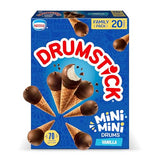 Drumstick Mini Drums Vanilla Sundae Cones, 20 Count