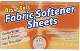 Dryer Soft Dryer Sheets Outdoor Breeze 40 count (Pack Of 12)
