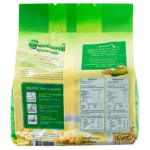 Goodtime Brand, Instant Cereal Beverage Vanilla Flavour, Size 420g (30g X 14 Sachets)