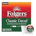 Folgers Classic Decaf Coffee, Keurig K-Cup Pods, 32 Count Box