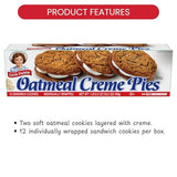 Little Debbie Oatmeal Creme Pies, 96 Individually Wrapped Sandwich Cookies (8 Boxes)