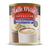 Caffe D'Vita White Chocolate Mix - Gluten Free, No Cholesterol, No Trans Fat, 99% Caffeine Free, Instant Coffee Mix - 96 Oz (Pack of 6)