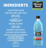 Minute Maid Blue Raspberry 20 oz Bottles, Pack of 24
