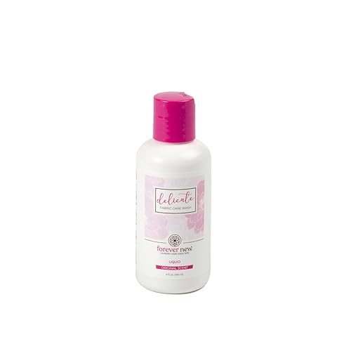 FOREVER NEW Delicate Hypoallergenic Laundry Detergent Liquid - 6-8 Large Loads - Gentle washing detergent for Silk, Cashmere, Bra, Undergarments