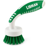 Libman Curved Kitchen Brush, Cleaning Scrub Brushes, Ergonomic Dish Scrubber Cleaner 3 PK