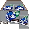 YORK Dark Chocolate Peppermint Patties, Candy Packs, 1.4 oz (36 Count)