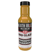 Heath Riles BBQ Pineapple Habanero BBQ Glaze - Spicy Rib Glaze with Sweet Pineapple, Rib Sauce for Pork, Chicken or Ham - 80+ BBQ Championships, 12 oz