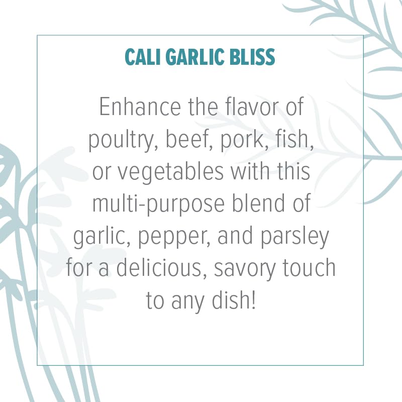 MES Amis Salt & Pepper Symphony Supreme + Cali Garlic Bliss Plus Pepper & Parsley (2-Pack) - Gourmet All-Purpose Seasoning & Spice Blend