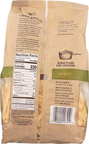 Amish Kitchen Noodle Wide 12 Oz