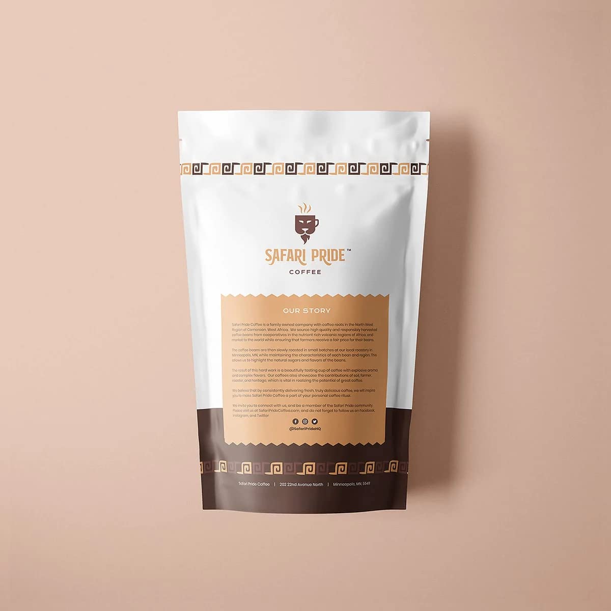 Safari Pride Coffee| Dr Congo Lake Kivu Premium Single Origin Roast | Smooth Medium Roast with Bright Fruity Chocolate Notes | Gourmet Sustainable