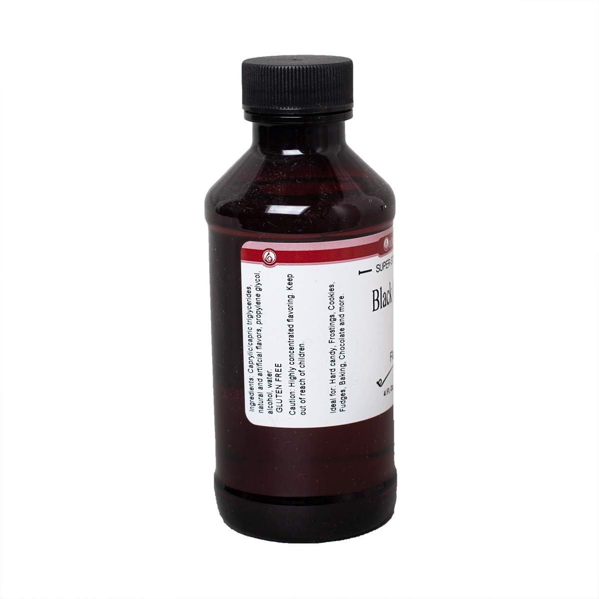 LorAnn Black Cherry SS Flavor, 4 ounce bottle - Includes a threaded Glass Dropper