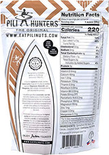 Pili Hunters - Wild Sprouted Pili Nuts, Raw Cacao (4 oz Bag) Vegan Snack for Low Carb Energy, Gluten Free, Superfood, As Seen on Shark Tank