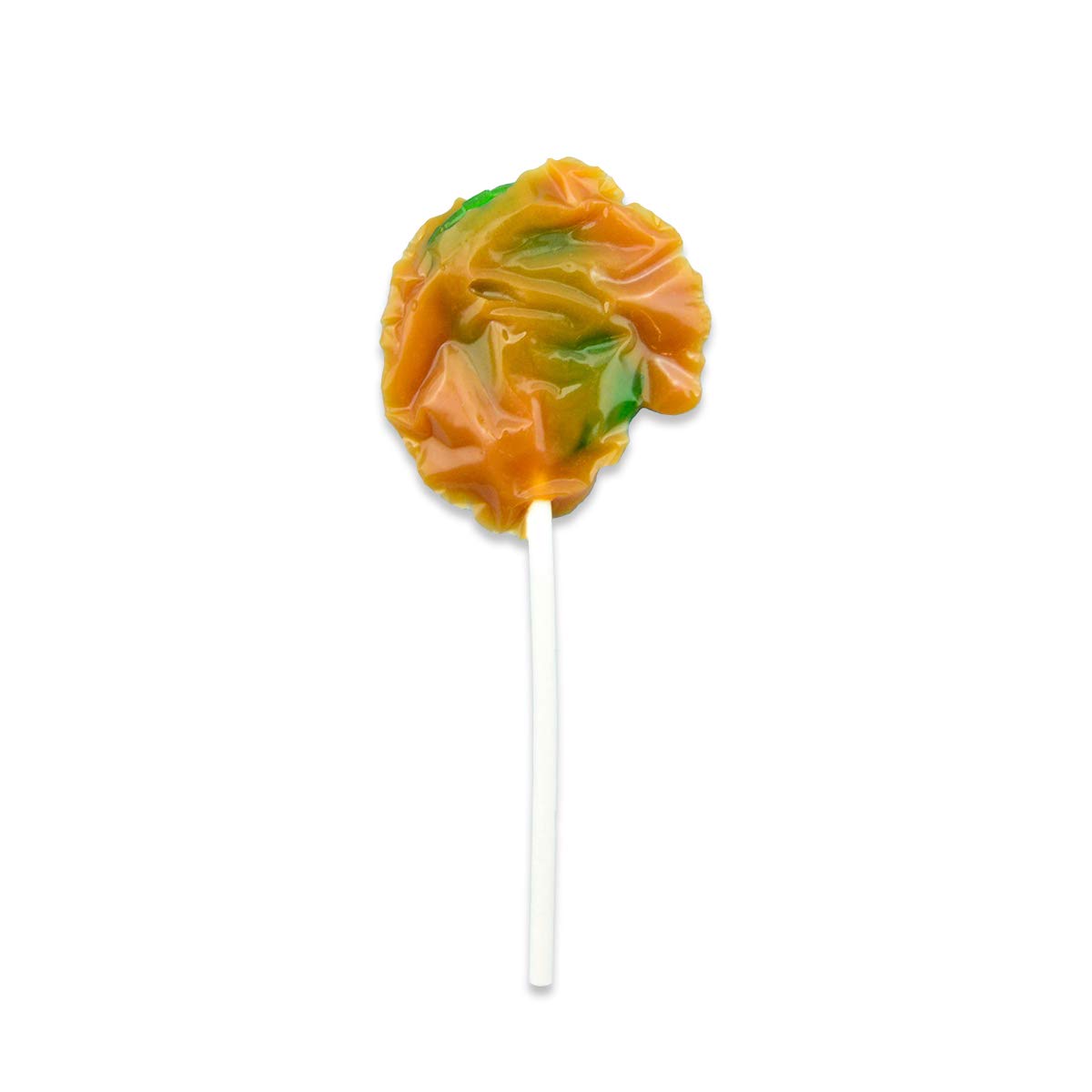 Tootsie Roll Caramel Apple Pops - Caramel Covered Green Apple Candy Lollipops - Bulk Gluten Free Candy - 1 Display Box Package - 48 Count