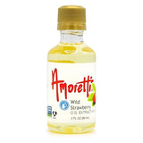 Amoretti - Wild Strawberry Extract Oil Soluble 2 oz - Highly Concentrated & Perfect For Pastry or Savory applications, Preservative Free, Vegan