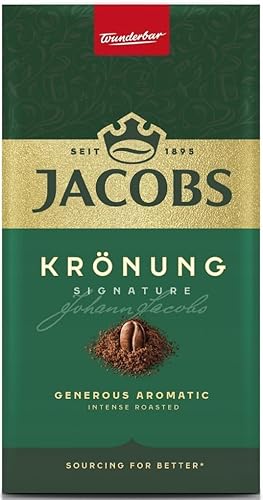 Jacobs Kronung Ground Coffee, 8.81 oz, (Pack of 12)