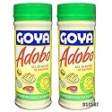 Adobo All Purpose Seasoning with Cumin by Goya, Poultry, Seafood, Meat, and Vegetable Seasoning, Latin Spice Blend, Mexican Seasoning, Pack of 2, 16.5