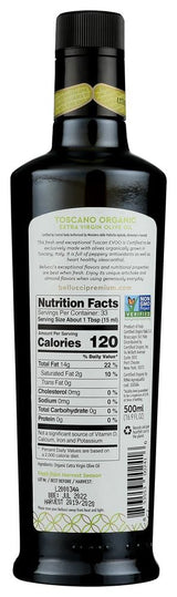 Bellucci Premium 279772 500 ml Olive Toscanco Organic Oil, Pack of 6