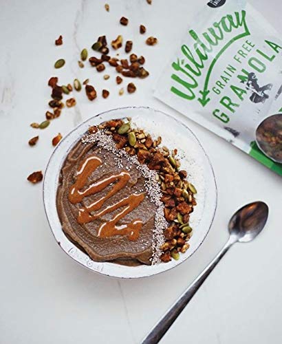 Wildway Keto Granola | Gingerbread | Grain-Free, Certified Gluten-Free Cereal | Vegan, Low Carb | No Sugar Added | Paleo-Friendly | Non-GMO Fruit