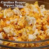 ASS KICKIN’ Carolina Reaper Pepper Microwave Popcorn - 12 Pack - Ultimate Spicy Gourmet Gift Popcorn - Makes a Great Movie Theater Popcorn or Snack