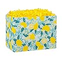 Pack of 6, Lemon Blooms Basket Box, Large 10.25x6x7.5" for Celebration, Party, Holiday, Birthday and Events, Made in USA