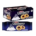 Dewberry Sandwich Cookie With Cream and Blueberry Flavor Jam 36 g.(Pack of 12) // By Benjawan Shop