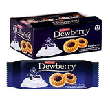 Dewberry Sandwich Cookie With Cream and Blueberry Flavor Jam 36 g.(Pack of 12) // By Benjawan Shop