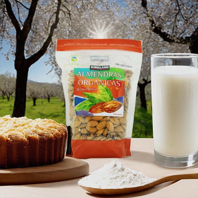 Kirkland Signature Organic Almonds, 1.7 Pounds