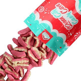 Fruity Edible Gummy Teeth - Fun Shaped Gummies - Halloween Candy Body Parts Gummy Teeth, by Queen City Candy Cave (1 Pound)