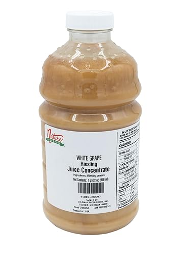 Nature Blessed 100% Pure Riesling White Grape Concentrate - 1 Quart (1/32 fl oz bottle), Applications: Home Wine Making, Beer Brewing, Distilling