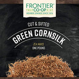 Frontier Co-op Cornsilk, 1lb Bulk Bag | Cut and Sifted Dried Corn Silk Husk Herb | Pure and Natural | Ideal for Cornsilk Tea, Soups, and Herbal Uses