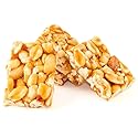 NY Spice Shop Peanut Honey Bars - 1 Pound Roasted Peanut Crunch Candy Bars - Sweet and Salty Snack Squares - Traditional Brittle Style Confection