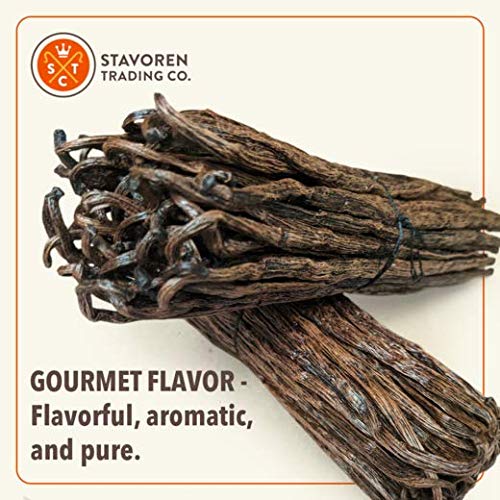 Stavoren Trading Co. - Grade B Madagascar Red Vanilla Beans - 1 Pound - 5-8 inches long - For Cooking, Baking, Homemade Extract and Paste - Freshly