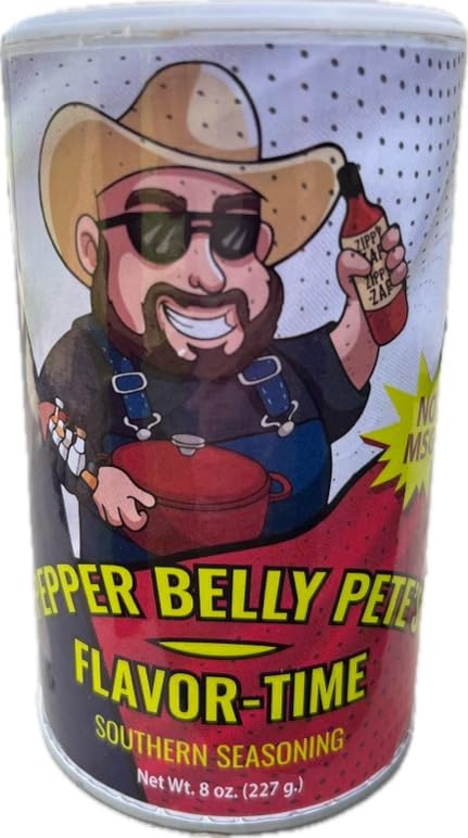 Pepper Belly Pete’s Flavor-Time Southern Seasoning, 8 oz - 2 pack