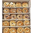 Elie's 10 Blueberry, 10 Plain 10 Cinnamon raisin and 10 Sesame Bagels- 40 total individually wrapped Extended shelf life Bagels