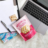 Brooklyn Brittle Lemon Cranberry Italian Cookie Brittle - Light, Crunchy & Refreshing Gourmet Snack - Sweet & Tart Baked Treats - Perfect for Tea