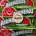 Airheads Candy Full Size Bars - 12 Count (Watermelon Green)