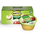 Mott's Unsweetened Applesauce, 3.9 oz cups, 36 count