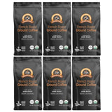 Alex's Low Acid Organic Coffee 12oz Bag - Fresh Ground French Roast (Pack of 6)