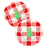 ½ Dz. Flannel Happy Holidays Cookies! Holiday Thank You gifts! Christmas, Holiday, Hostess, or Place Setting Gift!