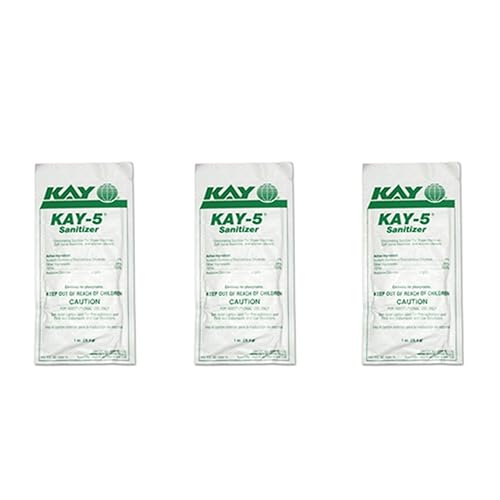 Kay 5 Sanitizer/Cleaner for Soda Fountain Machine, Coke, Bunn, Granita Cleanser (Pack of 3)L8