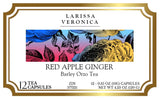 Red Apple Ginger Barley Orzo Tea (Single Serve K-Cup Pods) (12 pods, ZIN: 577221) - 3 Pack