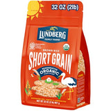 Lundberg Short Grain Brown Rice, Regenerative Organic Certified - Slightly Nutty, Sticky Rice Responsibly Grown in California, 32 Oz