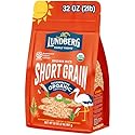 Lundberg Short Grain Brown Rice, Regenerative Organic Certified - Slightly Nutty, Sticky Rice Responsibly Grown in California, 32 Oz