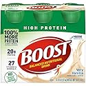 BOOST High Protein Balanced Nutritional Drink, Very Vanilla, 8 Ounce Bottle (Pack of 24)
